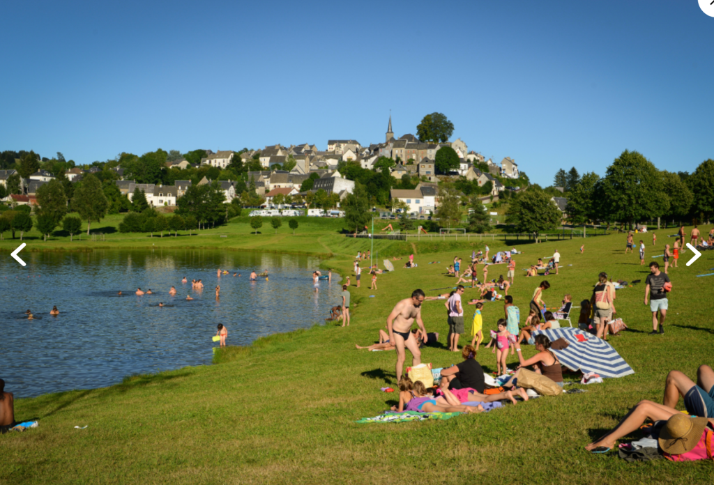 baignade - lac - La Tour d'Auvergne